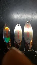 Sequins Spoon Lure Fishing-Hook Pike Hard Baits Bass with Treble 1pcs 3g/60g-Sliver