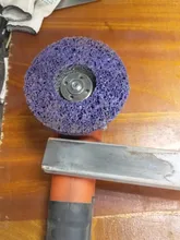1/3 Uds 125mm disco con tira de polietileno rueda abrasiva pintura Óxido de limpio de ruedas para motocicletas Durable amoladora de ángulo de coche