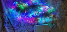 Christmas-Lights Led Garland Eu-Plug Outdoor 100m 220v 20m 50m 30m