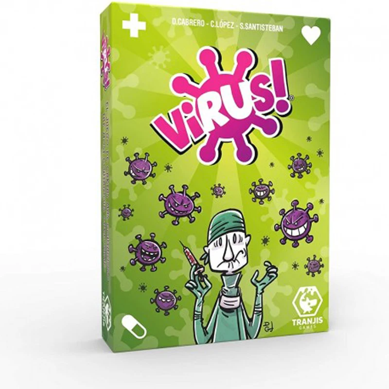 Tranjis Games Virus! Juego de cartas El Juego mas contagioso. Edicion Española. +8 años|Juegos de cartas| - AliExpress