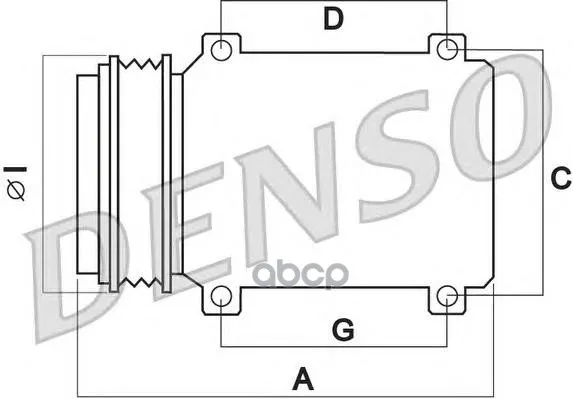 Компрессор Кондиционера Denso арт. DCP17501