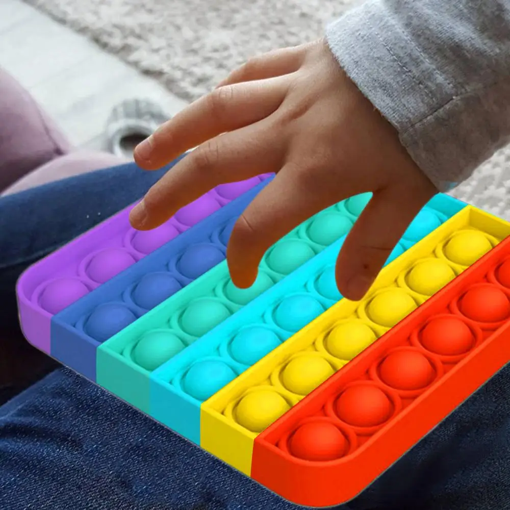 Funny Popit Fidget Toy Antistress Toys For Adult Children Push Bubble Fidget Sensory Toy Squishy Jouet Pour Autiste антистресс