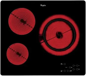 

Ceramic plate WHIRLPOOL AKT807BF 3 zones, 58 cm