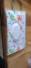 Toallitas de limpieza reutilizables para el hogar, 1 unidad, toallitas húmedas ecológicas, contenedor con patrón de dibujos animados, EVA