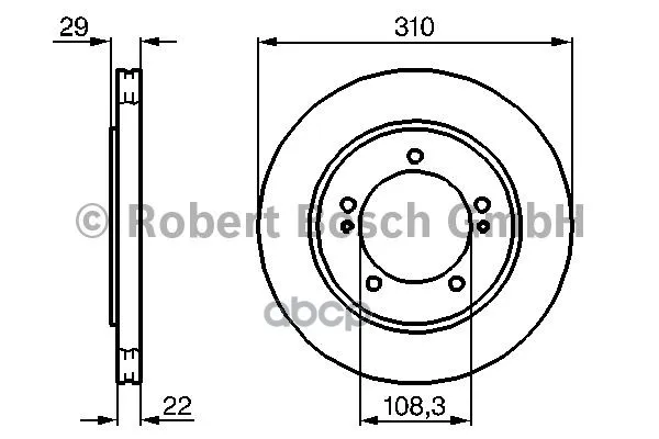 Тормозной Диск 0986478839 Bosch арт. 0986478839