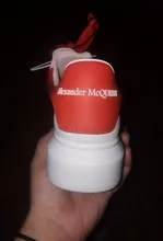 Nuevo diseñador De Zapatos Alexander las mujeres De gran tamaño blanco zapatillas De deporte De plataforma gruesa botón Casual Tenis Zapatos De Mujer