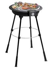 

Electric Grill with Stand 2200W, Electric Barbeque Gridders Smokeless Nonstick Indoor Outdoor Kitchen Chefs BBQ Cooking Stove