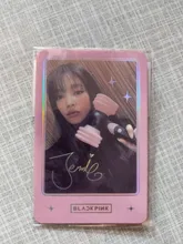 KPOP-tarjetas fotográficas coreanas BP LOMO, doble cara, JISOO LISA ROSE JENNIE con barras de luz, tarjeta de fotos HD, regalo para seguidores
