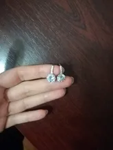 EMMAYA-Pendientes llamativos de 10 colores diferentes, bisutería con cierre de tipo botón, elementos naturales