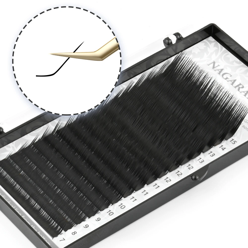 NAGARAKU N curl M L curl mink eyelash individual makeup false lashes magnetic eyelashes maquillaje eyelash extension cilios