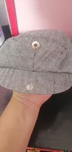 De moda de bebé guapo ropa de algodón gorro niño boina elástico niños sombrero bebé accesorios para 1-2 años 3 colores