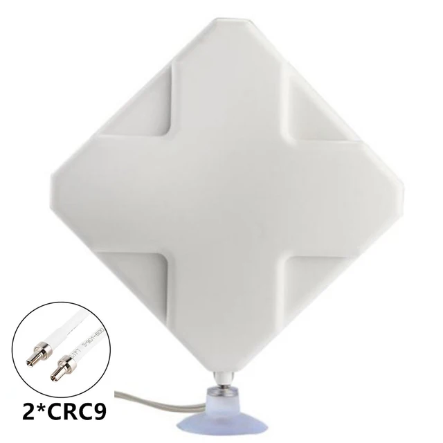 High Gain Antennas 3G 4G LTE Mimo Antenna 35dBi Dual TS9 CRC9 SMA for Huawei ZTE for 4G Modem Router Signal Amplifier 2M Cable 