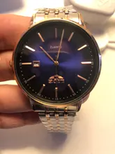 LIGE-Reloj de lujo con correa de acero dorado rosa para mujer, accesorio de pulsera resistente al agua, de marca superior