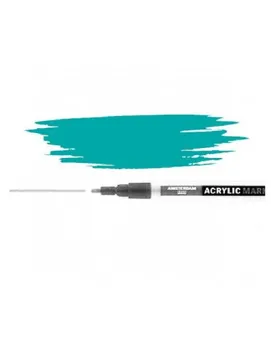 

MARKER ACRYLIC AMSTERDAM TIPPED 3-4 MM TURQUOISE GREEN COLOR