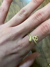 CANNER 925 anillos de plata esterlina para mujeres bonita serpiente apertura redonda anillo de plata 925 de joyería fina minimalista regalo anillos