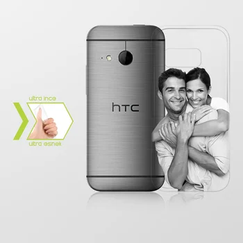 

Personalized HTC One Mini 2 Thin Transparent Silicone Phone Cover