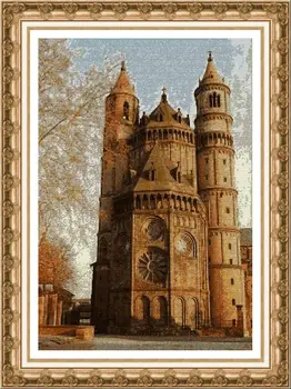 

Cross stitch kit pandathread Monuments 3024