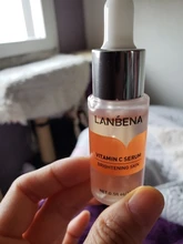 LANBENA-suero Facial blanqueador con vitamina C, esencia para la piel que aclara las manchas, elimina manchas oscuras y pecas
