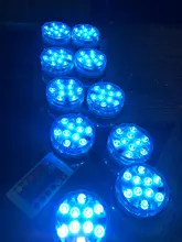 Night-Lamp Bowl Vase Party-Decoration Battery-Operated Remote-Controlled Garden Underwater