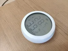 Tuya ZigBee-Sensor inteligente de temperatura del hogar y humedad, dispositivo con pantalla LED que funciona con asistente de Google y Tuya Zigbee Hub
