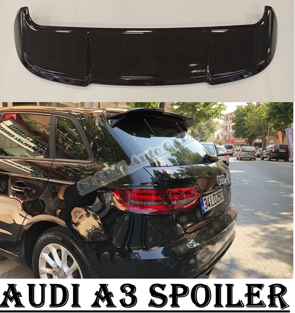 Спойлер для Audi A3 8 в хэтчбек 2014-2018 автомобильный аксессуар универсальные спойлеры