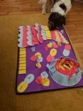 Blanket Activity-Mat Feeding-Mat Puzzle Dog-Snuffle-Mat Foraging Nosework Food-Training