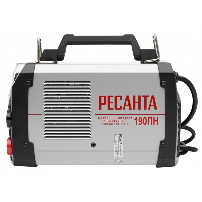 Welding Inverter Resanta Sai-190 PN Welder Electric Manual Arc.