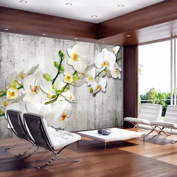

Wall mural-With saffron accent - 400x280 cm