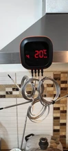 Cooking-Thermometer INKBIRD Bluetooth-Connected Digital BBQ IBT-4XS Smoking Household