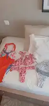 Miyouj-Bikini con cuello de pico profundo para mujer, traje de baño con estampado Floral, bañador con lazo, conjunto de Bikini con cordones