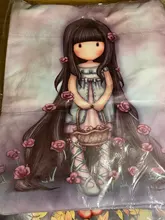 Bolso de diseñador para mujer, bolsa de hombro de lona duradera de alta calidad con estampado de dibujos animados, bolso escolar para chicas