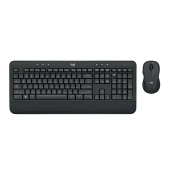

Logitech Advanced Wireless RF Wireless keyboard Combo QWERTZ German Black