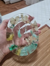 Caja de jabón hecha a mano, bandeja jabonera de silicona, molde de fundición de resina epoxi, soportes para vajilla, bandeja de jabón de resina, 1 ud.