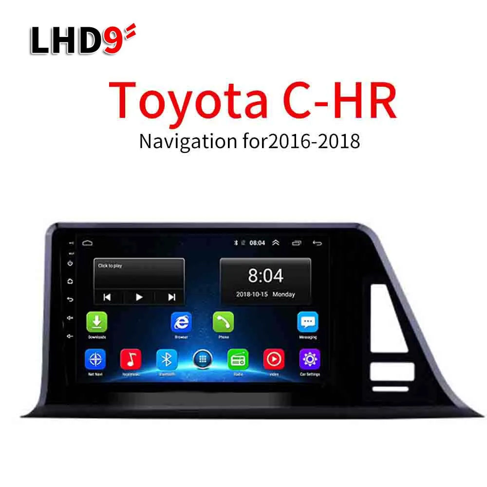 

Lionet GPS Navigation for Car Toyota C-HR 2016-2018 9Inch LT1018Y