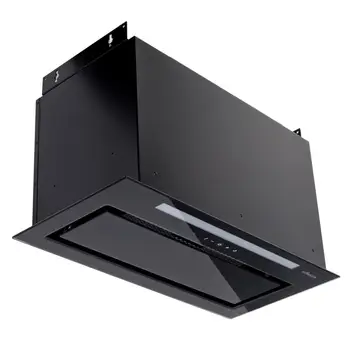 

Kitchen range hood Konigin Navi black glass 60