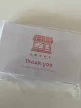 30 unids/pack gracias por su pedido con tarjeta corazón rojo tarjeta de agradecimiento para pequeñas empresas de productos básicos decoración tarjeta etiquetas