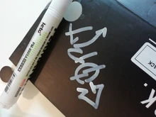 Rotulador blanco para pintura al óleo, rotulador para neumáticos de coche, resistente al agua, marcador de pintura, grafiti, X6HB