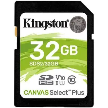 

Kingston Canvas Select Plus 32Gb Class 10 100M Sd card computer memory cards