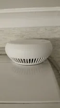 Tuya-Detector de humo Zigbee inteligente, alarma de fuego, Sensor de humo fotoeléctrico de sonido avanzado, funciona con Hub Tuya Zigbee