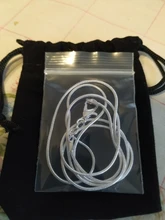 Cadena para colgante de plata de primera ley estilo serpiente para mujer, gargantilla, plata esterlina 925, sólida, 1mm, largo de 16 a 28 pulgadas (40-80cm), CN001