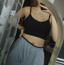 De algodón deportes Bras mujer sólido deportes sujetador de trotar gimnasio mujer deportes Bra ropa interior chica Fitness carrera Yoga Deporte Tops