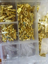 Wire-Connector Assorted-Kit Spade Crimp-Terminals Electrical-Wire Female Insulated 270PCS