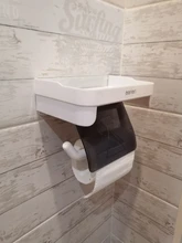 Rack Toilet-Paper-Holder Bathroom-Rack Multi-Function Shelves Wall-Mount 3-Colors