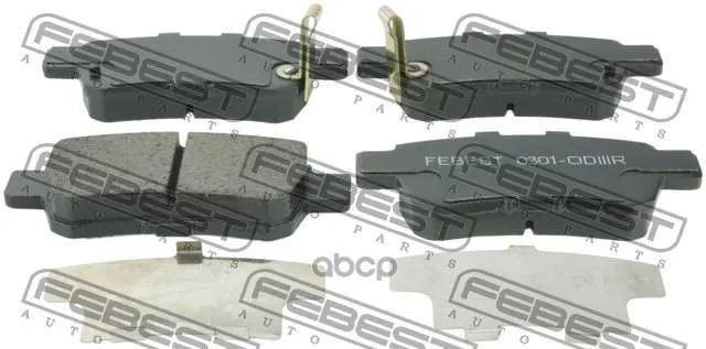 Колодки Задние Honda Odyssey Iii(Lhd) 2005-2010 0301-Odiiir Febest арт. 0301-ODIIIR