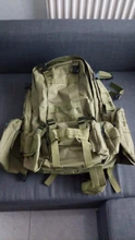 Mochila táctica de 50L para hombre, bolsa táctica deportiva Molle 4 en 1, para senderismo al aire libre, escalada, ejército, Camping