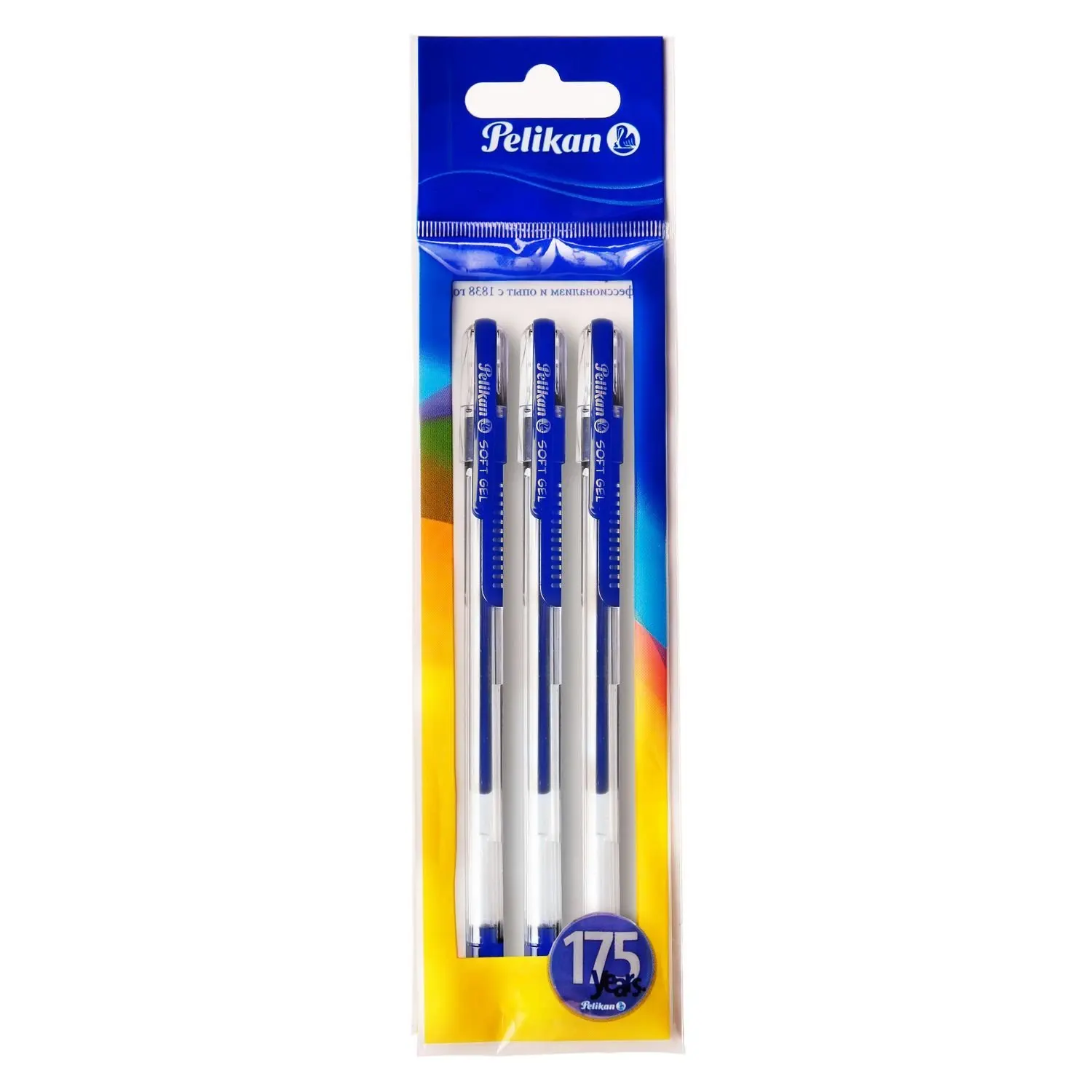 Gel pens Pelikan soft gel blue. 3 PCs |
