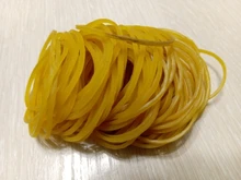 200 unids/bolsa 4CM papelería de gran calidad de termoestabilidad de bandas de goma elástico fuerte banda de pelo de bucle de suministros de oficina