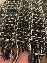 Lady Skirt Tassel Hip-Skater Vintage Plaid High-Waist Women Package Wool SK5583 In-A-Cage