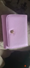 Cartera pequeña con broche para mujer, monedero pequeño, billetera de corona para tarjeta de mujer, Mini bolso de mano