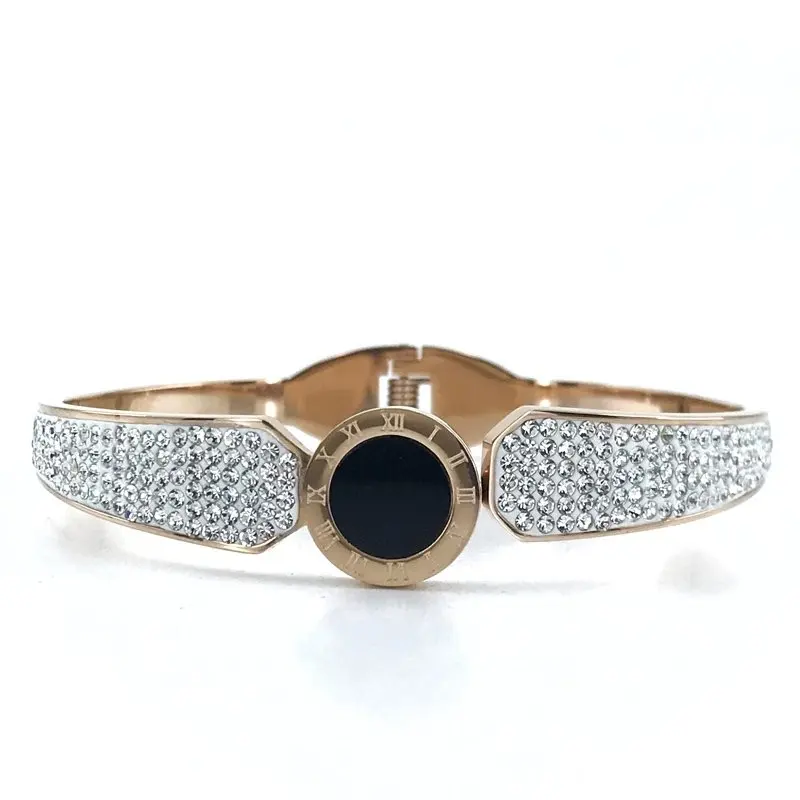 

316 L Quality BVL Model Italian Stone Steel Bracelet Bangle